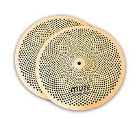 cymbales batterie Un Par De Platillos Golden Mute De 14 ", Platillo Hi-Hat, Instrumento De Percusión De Platillos De Bajo Volumen