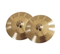cymbales batterie Un Par De Platillos Hi-Hat De 15 Pulgadas Hechos A Mano Para Bateristas (Color : 01)