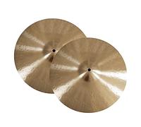 cymbales batterie Un Par De Platillos Hi-Hat De 15 Pulgadas Hechos A Mano Para Bateristas (Color : 03)