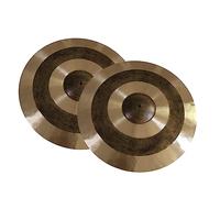 cymbales batterie Un Par De Platillos Hi-Hat De 15 Pulgadas Hechos A Mano Para Bateristas (Color : 04)