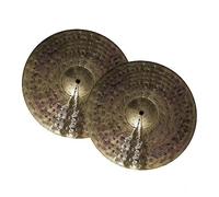 cymbales batterie Un Par De Platillos Hi-Hat De 15 Pulgadas Hechos A Mano Para Bateristas (Color : 06)