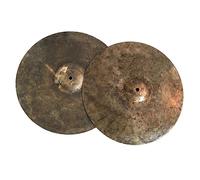 cymbales batterie Un Par De Platillos Hi-Hat De 15 Pulgadas Hechos A Mano Para Bateristas (Color : 07)