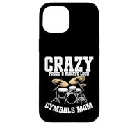 Cymbals Mom Baterista Loco Carcasa para iPhone 15
