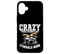 Cymbals Mom Baterista Loco Carcasa para iPhone 16 Plus