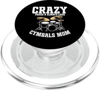 Cymbals Mom Baterista Loco PopSockets PopGrip para MagSafe