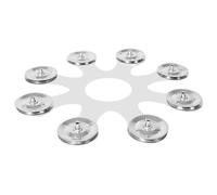 Cymbals Multifunción Campanas Drum Platillos Anillos Aleación Tamborine Tamborine Tambor Presente Platinas Tambales Textura Metal