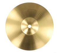 Cymbals Splash - Platillo de 8/10 pulgadas para juego de tambor, acabado tradicional, latón, tambor de jazz, toallitas de latón tradicional (8 pulgadas)