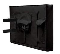 CYMKYQ Cubierta de TV al aire libre, caja impermeable para TV exterior con cubierta inferior, resistente a la intemperie, a prueba de polvo, microfibra, protector de pantalla de TV (tamaño: 58.4 x