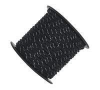 CYMMIYT Cuerda Paracord Cuerda Paracord 50/100m Multifuncional 7 núcleos Reflectante 550 4 mm Cuerda de paracaídas for Acampar al Aire Libre Rescate(Black,30M)