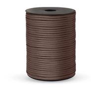 CYMMIYT Cuerda Paracord Cuerda Paracord 550 de 7 núcleos, 100M diámetro, 4mm for Acampar al Aire Libre, cordón Supervivencia, Cuerda paracaídas, Tienda Senderismo, Accesorios, Pulsera DIY(Brown)