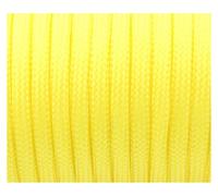 CYMMIYT Cuerda Paracord Paracord 550 Cuerda de paracaídas cordón Tienda Guyline 7 hebras 100 pies for Senderismo Camping(19 Yellow,50feeet)