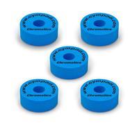 Cympad Azul Chromatics Foam Cymbal Pad Set - Arandelas de espuma con memoria de alta densidad para mejorar el sonido y la durabilidad, se adapta a todos los soportes de platillos - 40/15mm