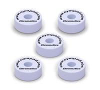 Cympad Blanco Chromatics Foam Cymbal Pad Set - Arandelas de espuma con memoria de alta densidad para mejorar el sonido y la durabilidad, se adapta a todos los soportes de platillos - 40/15mm