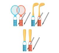 Cymwer 6 en 1 Accesorios deportivos, Bunddle Tennis Bailets Bateball Bats Golf Golf Party Farty Party For Switch For Switch 2 /Oled Joy-Con