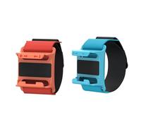 Cymwer ajustable brazalete correa para pulsera de muñeca y correa para la correa para la pierna para el controlador Joy-Con Joy-Con