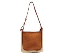 Cymwer Bolso de hombro de moda de gran capacidad, bolso cruzado suave y elegante, bolso de mano de un solo hombro para mujer, bolso informal con correa ajustable (marrón claro)