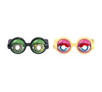 Cymwer Funny Novelty Glasses with Blinking Eyes, Kids Funny Prank Glasses Toys for Children Christmas Birthday Gifts-MIX-C-2PCS