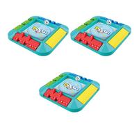 Cymwer Juego de Madera para Cerrar la Caja, Juego de Mesa de Dados con Tapa de Cuatro Lados, Juegos matemáticos para reuniones, Fiestas o casa - 3 Piezas