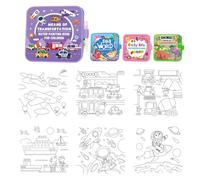 Cymwer Libro de Pintura con Agua del Mundo Animal Niños, Libro Montessori sin Manchas con Bolígrafo, Reutilizable, Sin Desorden, Solo Añade Agua para Revelar Colores, Regalo para Niños y Niñas