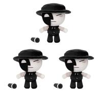 Cymwer Muñeco de Muerte Artful en Felpa, Juguete Artful de Die of Death para Niños, Niñas y Adultos - Pack de 3 Piezas