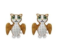 Cymwer Peluches de Personajes de Juegos y Animaciones, Adorable búho de 34 cm, muñeco de Peluche para Fans, Regalo Coleccionable en Tonos marrón - Pack de 2