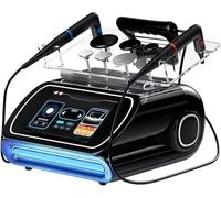 CYMYYDS Máquina De Fisioterapia Tecar 448 Khz, Máquina De Diatermia para Terapia Tecar, Máquina De Belleza Y Adelgazamiento con 8 Sondas, 2 Mangos Y 1 Placa Negativa, Alivio del Dolor
