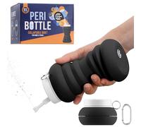 Cynpel Bidet Portatil para Postparto - Bidé Portátil Plegable de 600 ml para Mujeres - Bide portatil para maternidad postparto - Botella de lavado perineal posparto - Negra