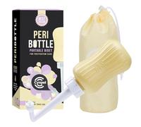 Cynpel Botella Perineal Postparto - Bidet Portatil de 350 ml para Mujeres - Botella Lavado Perineal Postparto para Maternidad - Peri Bottle Amarillo