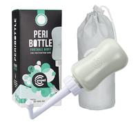 Cynpel Botella Perineal Postparto - Bidet Portatil de 350 ml para Mujeres - Botella Lavado Perineal Postparto para Maternidad - Peri Bottle Gris
