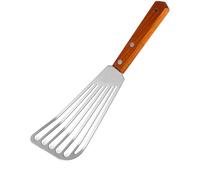 Cyoufine Espátula de pescado de acero inoxidable, espátula ranurada de metal para utensilios de cocina antiadherentes, espátulas flexibles para cocina, cocina, barbacoa, parrilla de huevos