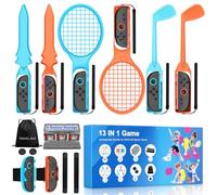 CYOYPPY Switch - Paquete de accesorios deportivos compatibles con Nintendo Switch 2 Joycon, kit de accesorios familiares para juegos deportivos Switch, paquete de fiesta deportiva 13 en 1 para Switch