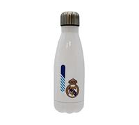CYP Botella Personalizable Blanca de Acero 550ml Real Madrid, Plata, Diseño Letra I