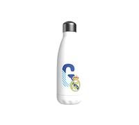 CYP Botella Personalizable Blanca de Acero 550ml Real Madrid, Unisex, Plata, Diseño Letra G