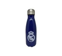 CyP Brands Botella de agua Real Madrid Acero, Cierre hermético 550 ml Azul - Producto oficial