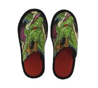 CYP BRAND Dragon Ball - Zapatillas de casa abiertas, Diseño Shenron, Suaves, Talla 44/45, Multicolor, Producto Oficial, ZP-0144-DB