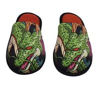 CYP BRAND Dragon Ball - Zapatillas de casa abiertas, Diseño Shenron, Suaves, Talla 44/45, Multicolor, Producto Oficial, ZP-0144-DB