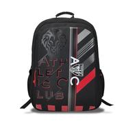 CyP Brands- Athletic Club, Mochila, Adaptable a carro, Material Escolar, Fútbol, Color Negro, Producto Oficial