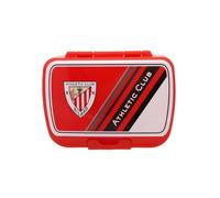 CyP Brands- Athletic Club,Sandwichera, Lonchera, Tartera, Transportador de alimentos, Color Rojo, Producto Oficial