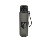 CyP Brands- Atlético de Madrid, Botella de Agua, Botella Deportiva, Cantimplora, Bidón, Color Negro, Producto Oficial