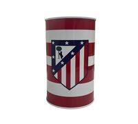 CYP BRANDS Atlético de Madrid- Hucha de Metal, Sellada, Hucha Grande, Color Rojo, Producto Oficial