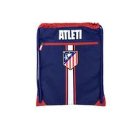 CyP Brands- Atlético de Madrid, Mochila, Mochila saco, Bolsa con cuerdas, Extraescolares, Color Azul, Producto Oficial