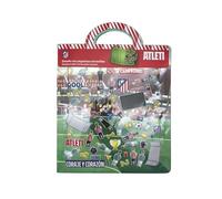 CyP Brands- Atlético de Madrid, Pegatina, Sticker,Removible, Escudo Atleti, Color Rojo, Producto Oficial