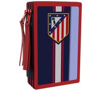 CyP Brands Plumier Atlético de Madrid – Estuche 3 pisos, Producto oficial, Unisex niños – Azul