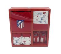 CyP Brands-Atlético de Madrid, Primera Puesta, Ropa para Bebé, Color Rojo, Producto Oficial