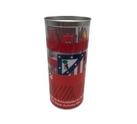 CyP Brands- Atlético de Madrid- Set de dibujo, Set papelería, Material de dibujo,Hucha, Pinturas, Hojas para dibujar, Pegatinas, Producto Oficial
