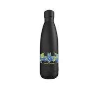 CYP Brands Batman- Botella de agua de acero, Bidón, Cantimplora, Cierre Hermético, 550 ml, Color negro, Producto Oficial