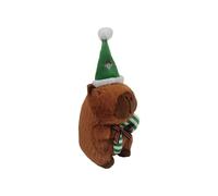 CyP Brands- Betis, Capibara de Peluche con Gorro de Papá Noel, Muñeco Navideño Suave y Tierno, Regalo Original para Niños y Adultos