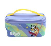 CyP Brands-Bluey, Neceser, Bolsa de Aseo, Complementos, Preescolar, Color Azul, Light Waves, Producto Oficial
