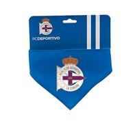 CyP Brands- Deportivo de la Coruña, Bandana, Cuello, Pañuelo, Accesorios para Mascotas, Color Azul, Producto Oficial
