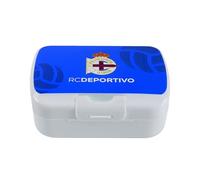 CyP Brands- Deportivo de la Coruña, Sandwichera, Lonchera, Tartera, Porta Alimentos, Color Azul, Producto Oficial